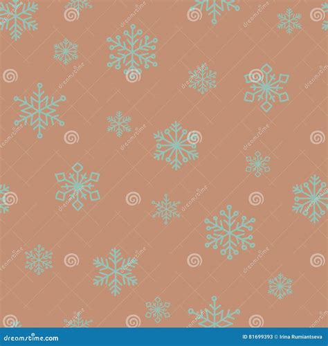 Snowflake pattern. stock illustration. Illustration of fabric - 81699393