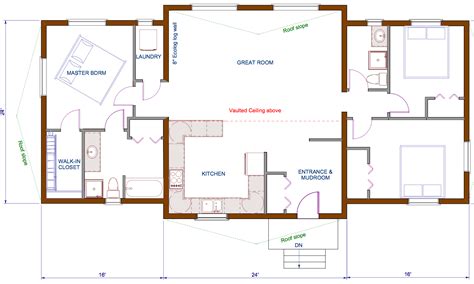 Open Concept Bungalow House Plans | One level house plans, Open floor ...