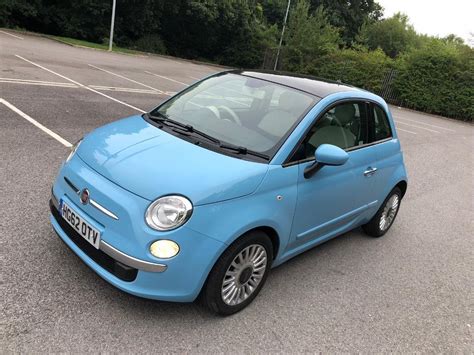 Automatic Fiat 500 Lounge Baby Blue Immaculate! | in Bournemouth ...