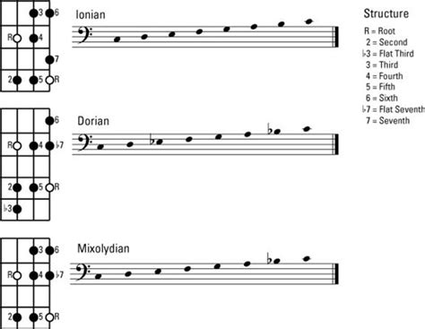 Bass Guitar Chord Progression Chart - Sheet and Chords Collection