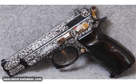 CZ 75 B custom engraved by CZ in 9mm