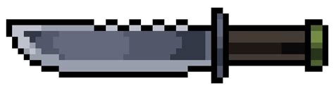 Pixel art knife item for game 8bit on white background 9955983 Vector ...