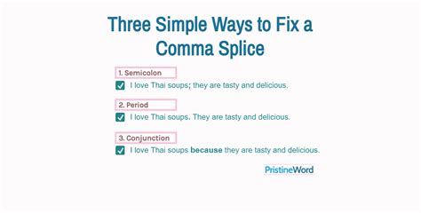 Comma Splice—Three Simple Ways to Fix it