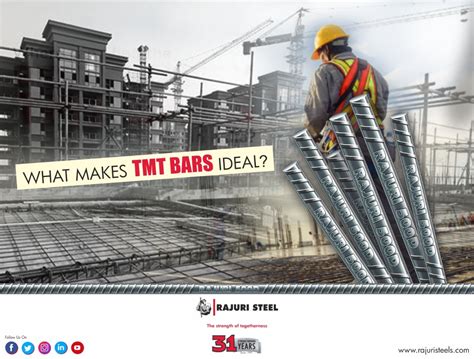 WHAT MAKES TMT BARS IDEAL? | Rajuri Steels