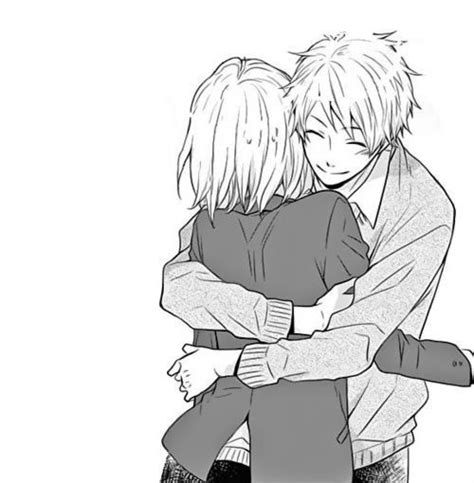 anime couple hug from behind - jeffvandrewwife