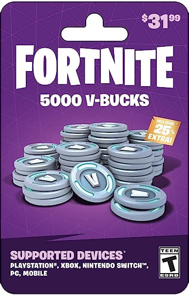 Amazon.com: Fornite V-Bucks Gift Card $31.99 : Gift Cards