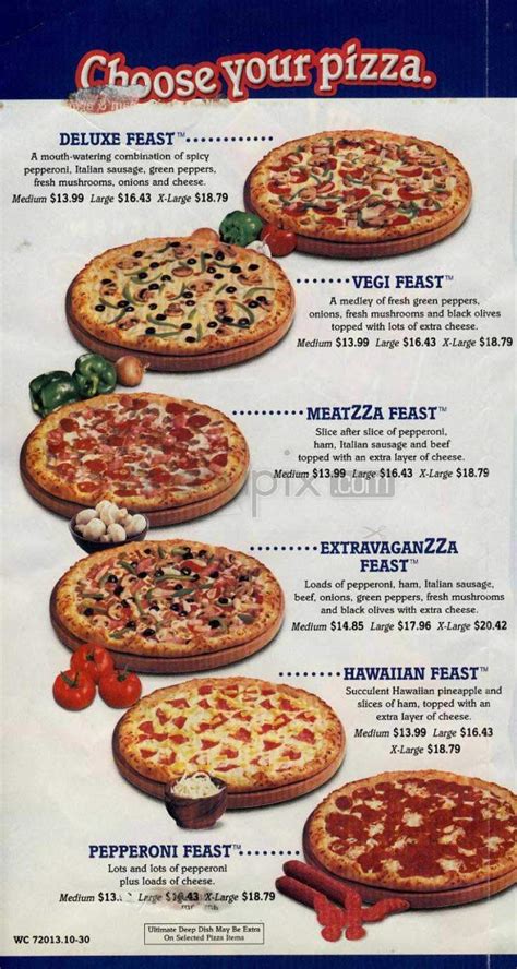 Menu of Domino's Pizza in Jacksonville, FL 32207