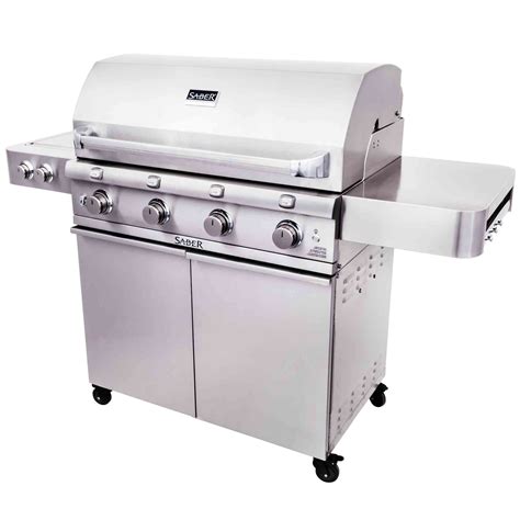 Saber Premium 4-Burner Gas Grill - Byler's Stove Shoppe