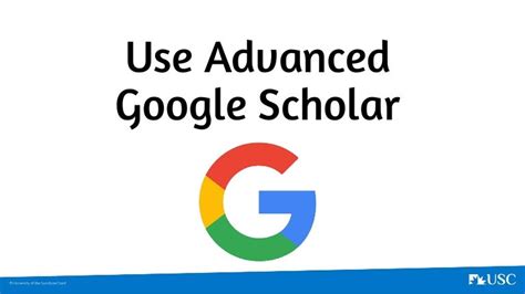 Advanced search Google Scholar