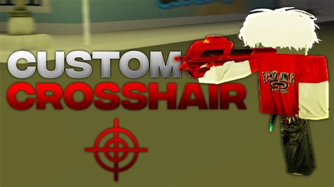 HOW TO GET CUSTOM CROSSHAIR IN DA HOOD - YouTube