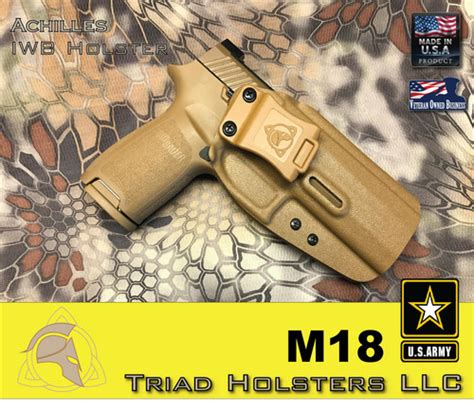 Kydex Holster | Triad Holsters LLC | Sig Sauer M18 | Inside the ...