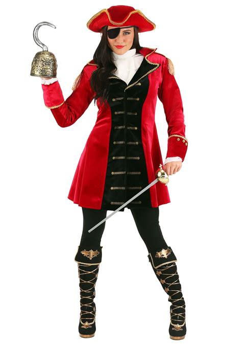 Captain Hook Women's Costume | Women's Pirate Costumes - $29.99