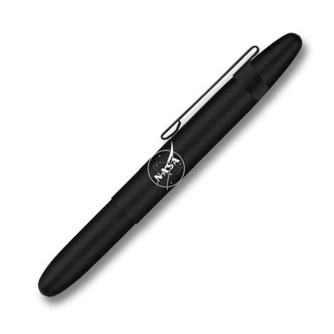 Fisher - Bullet Space Pen NASA Logo Matte Black | Peter's of Kensington