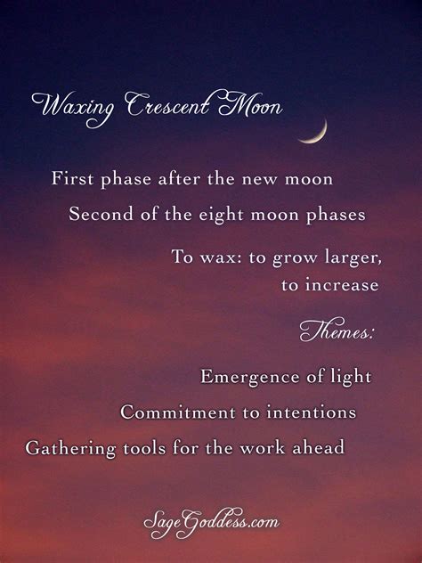 #WaxingCrescent #MoonPhase #MoonMagic #Luna #Lunar #CrescentMoon #Moon ...