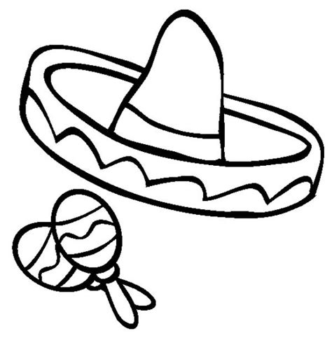 Sombrero Clip Art Black And White - ClipArt Best