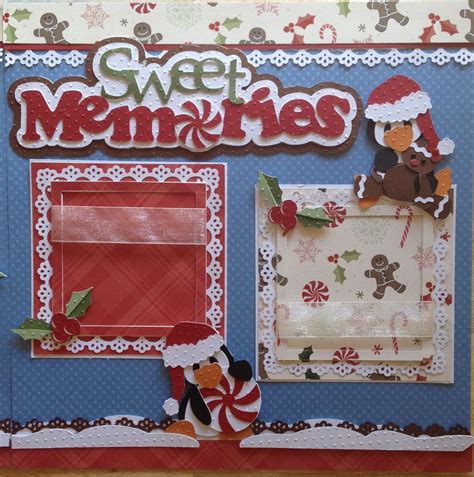 ~Sweet Memories~ | Christmas scrapbook layouts, Christmas scrapbook ...