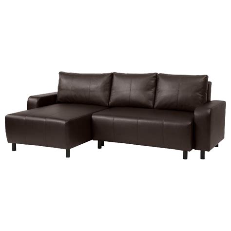 Ikea Sleeper Sectional Sofa w/ Storage & 3 Pillows - AptDeco