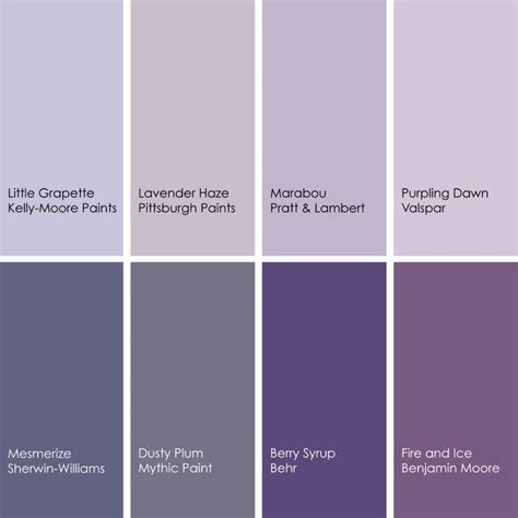 Smoky Lavender Paint Color