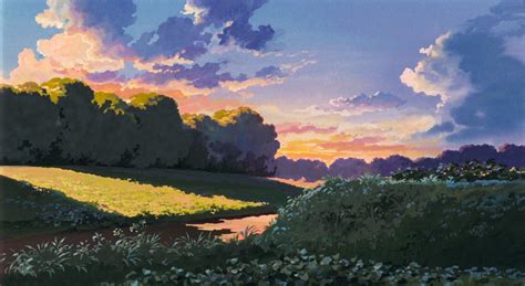 Studio Ghibli | Cloud Strewn Skies Of My Neighbor Totoro - Art...