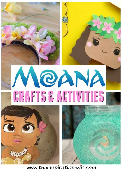 The Best Moana Crafts and Activities for Kids | Moana crafts, Disney ...