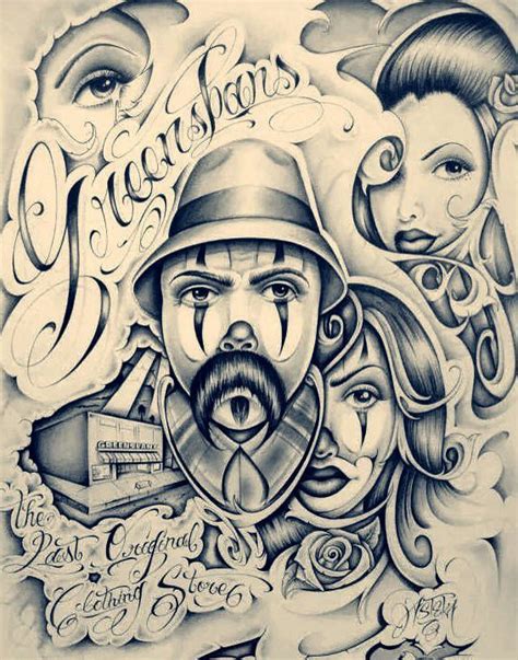 Prison Drawings, Chicano Drawings, Art Drawings, Payasa Tattoo, Tattoo ...