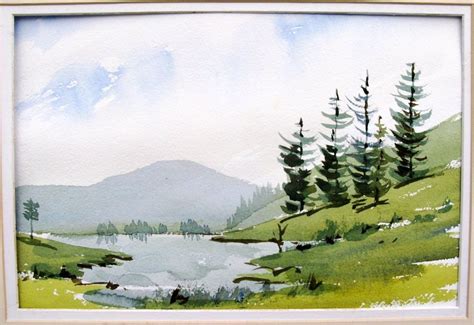 Pin on Beautiful Landscape and buildings | Watercolor landscape ...