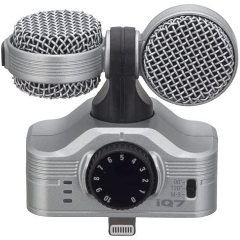 Buy Zoom iQ7 Stereo Mid-Side Microphone for iPhone/iPad, Rotatable ...