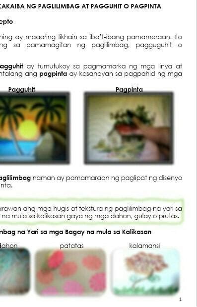 SININGAno ang pagkakaiba ngpaglimbag sa pagguhit atpagpinta? - Brainly.ph