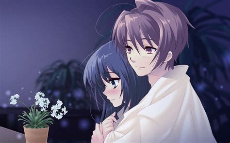 Anime Boy And Girl In Love Wallpaper