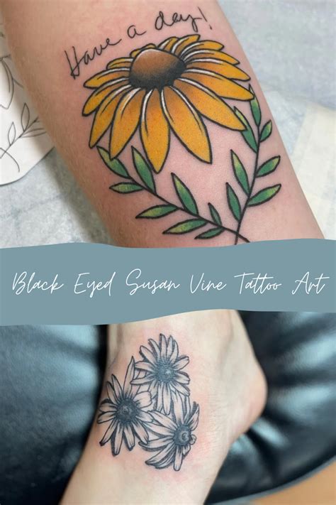 59 Black Eyed Susan Tattoo Ideas & Designs - TattooGlee | Black eyed ...