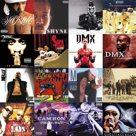 Rap Album Cover Art 90's and 2000's Edition Collage Kit DIGITAL ...