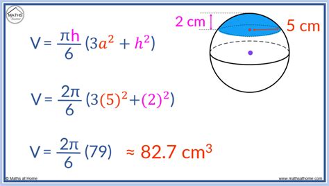 How to Calculate the Volume of a Spherical Cap – mathsathome.com