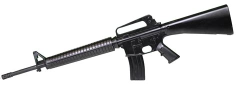 M16 USA assault rifle PNG transparent image download, size: 3060x1100px