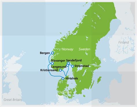 Norway Ferry Routes