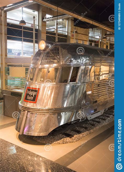 Pioneer Zephyr train editorial stock image. Image of built - 127349989