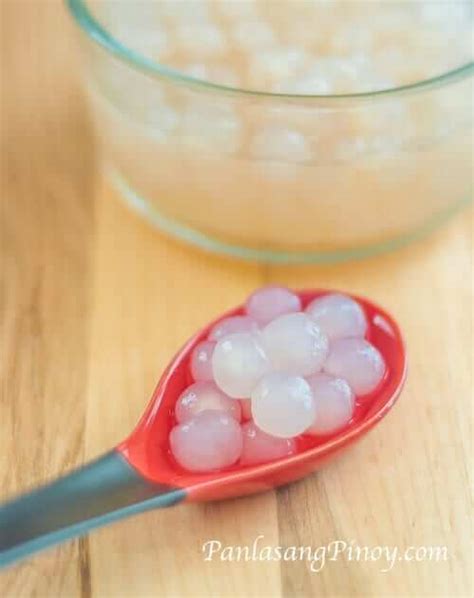 How to Cook Sago Pearls - Panlasang Pinoy