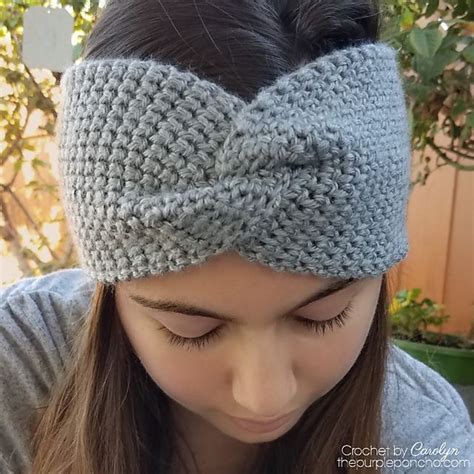 Thermal Twist Headband pattern by Carolyn Calderon | Crochet headband ...