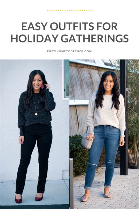 Easy Outfits for Holiday Gatherings - Putting Me Together