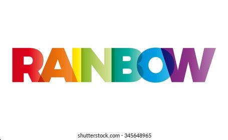 43,323 Rainbow words Images, Stock Photos & Vectors | Shutterstock