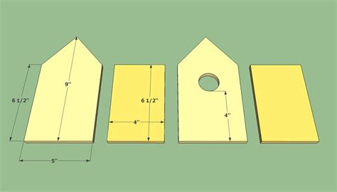 Woodwork Bird House Dimensions Plans PDF Plans