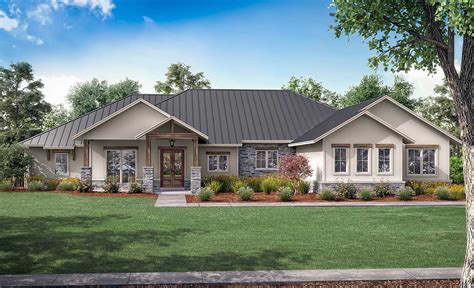 Modern-farmhouse House Plan - 3 Bedrooms, 3 Bath, 2974 Sq Ft Plan 50-427