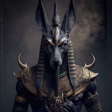 Egyptian Gods Anubis Drawing