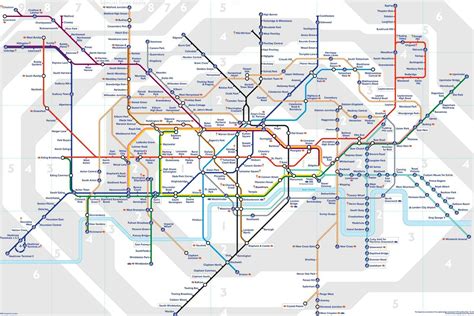 Card floor or wall map to tables | London underground map, London tube ...