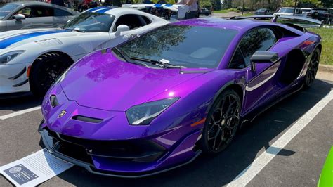 Purple Lamborghini Aventador SVJ!! - YouTube