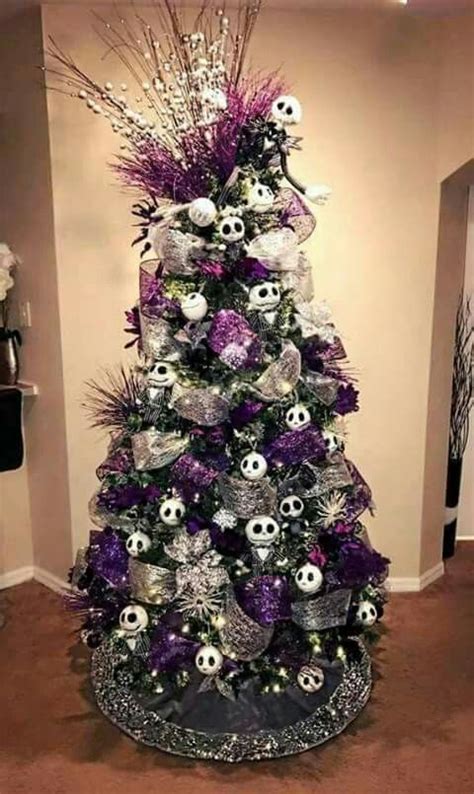 Jack Skellington Christmas tree Halloween Christmas Tree, Black ...