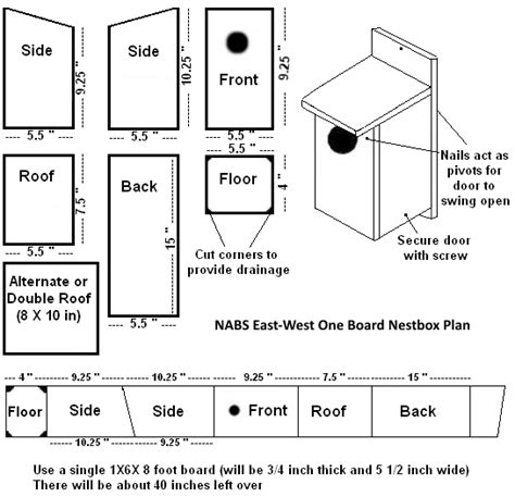 Free Bird House Plans - Bluebird, Purple Martin, Wren, More