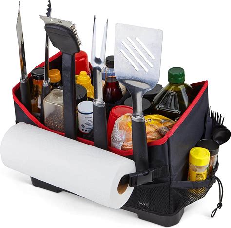 Outdoor Grilling Accessories Grill Caddy with Carrying Strap ...