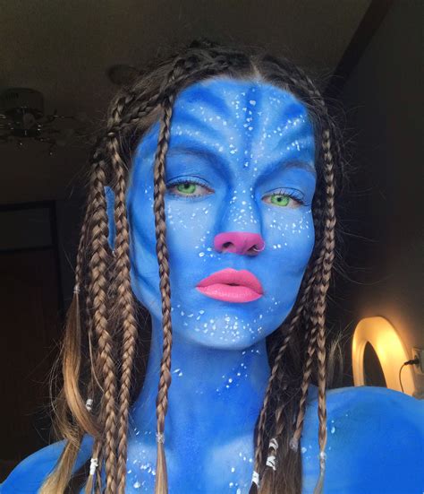 Avatar | Avatar makeup, Halloween makeup pretty, Cute halloween makeup