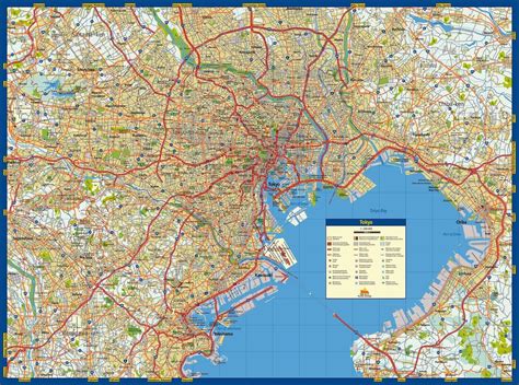 Tokyo City Street Map | Tokyo map, Tokyo city, Tokyo japan city