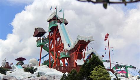 Blizzard Beach Water park is a snowy winter wonderland that features ...